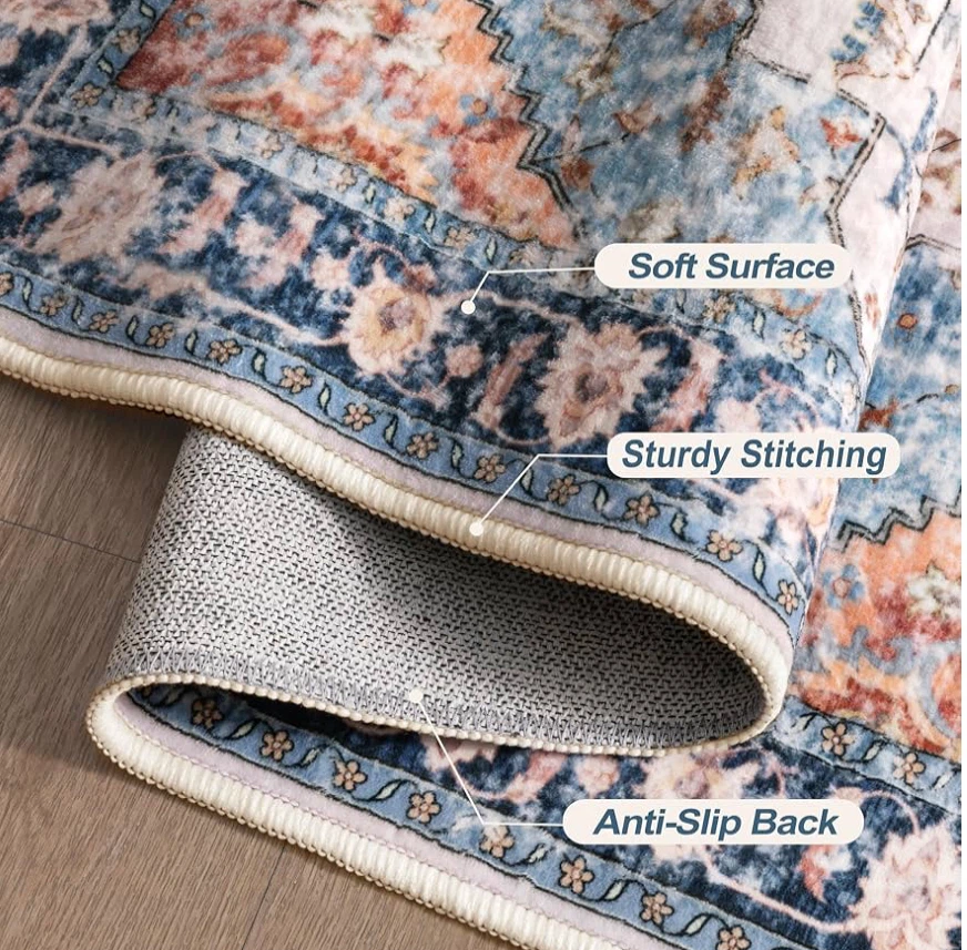 3 x 4 Area Rug with Non-Slip Backing - photo 4