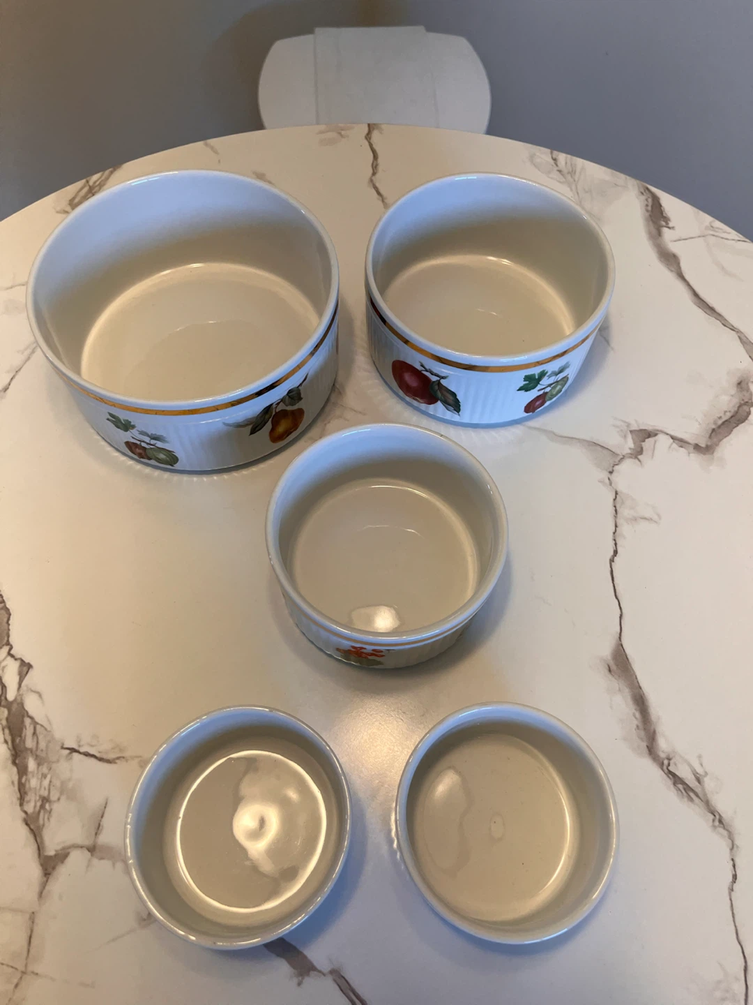 Set of 5 Ramekins with Fruit Design - photo 4