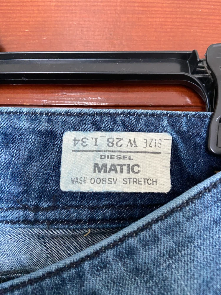 Diesel Matic Stretch Jeans Size W 28 L 34 - photo 5