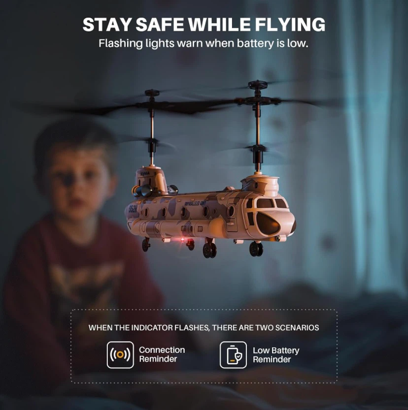 New SYMA S52H Military Transport RC Helicopter - photo 4