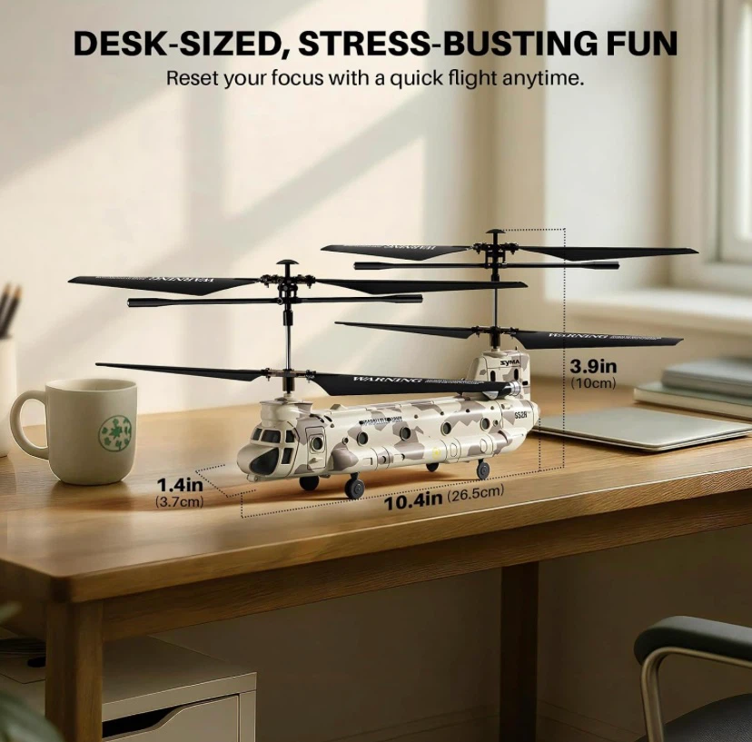 New SYMA S52H Military Transport RC Helicopter - photo 5