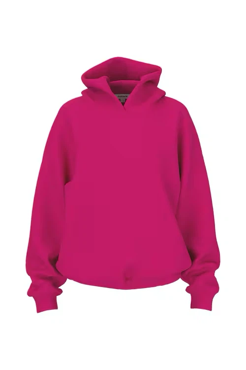 garage raspberry cheeks hoodie