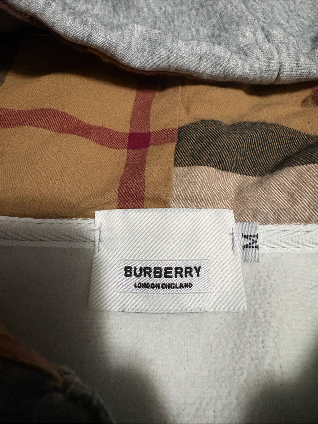 Grey burberry Zip-Up Hoodie - photo 3