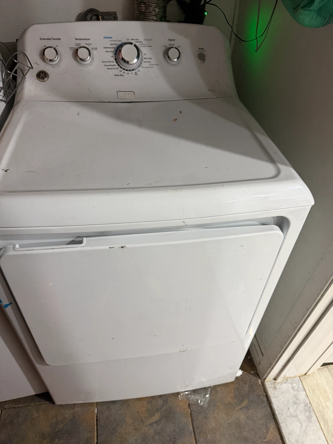 GE Top Load Washer and Electric Dryer Set