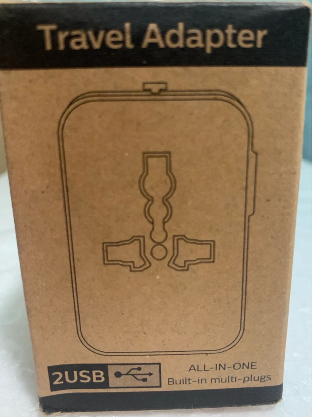 Universal Travel Adapter with 2 USB Ports