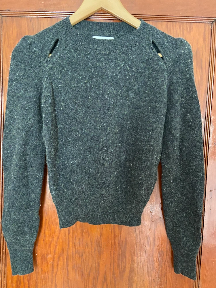 Isabel Marant Grey Wool Cotton Sweater