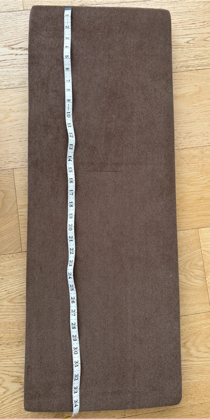 NEW Brown Bench or Seat Cushion