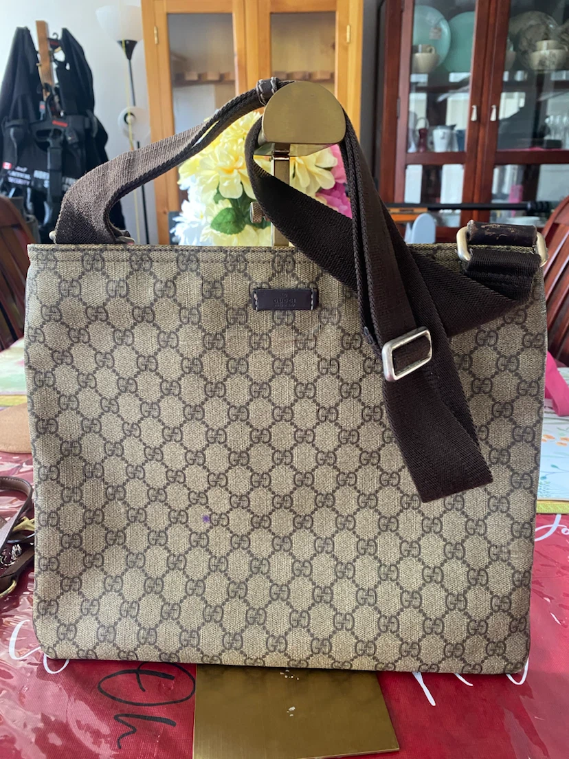 Gucci Monogram Messenger Bag