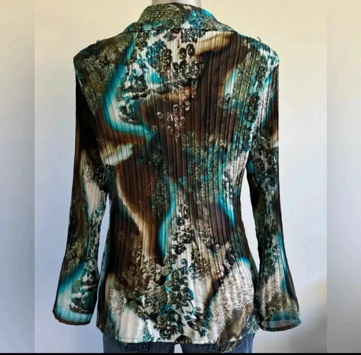 Cute pleated Women's XL Blouse - photo 4