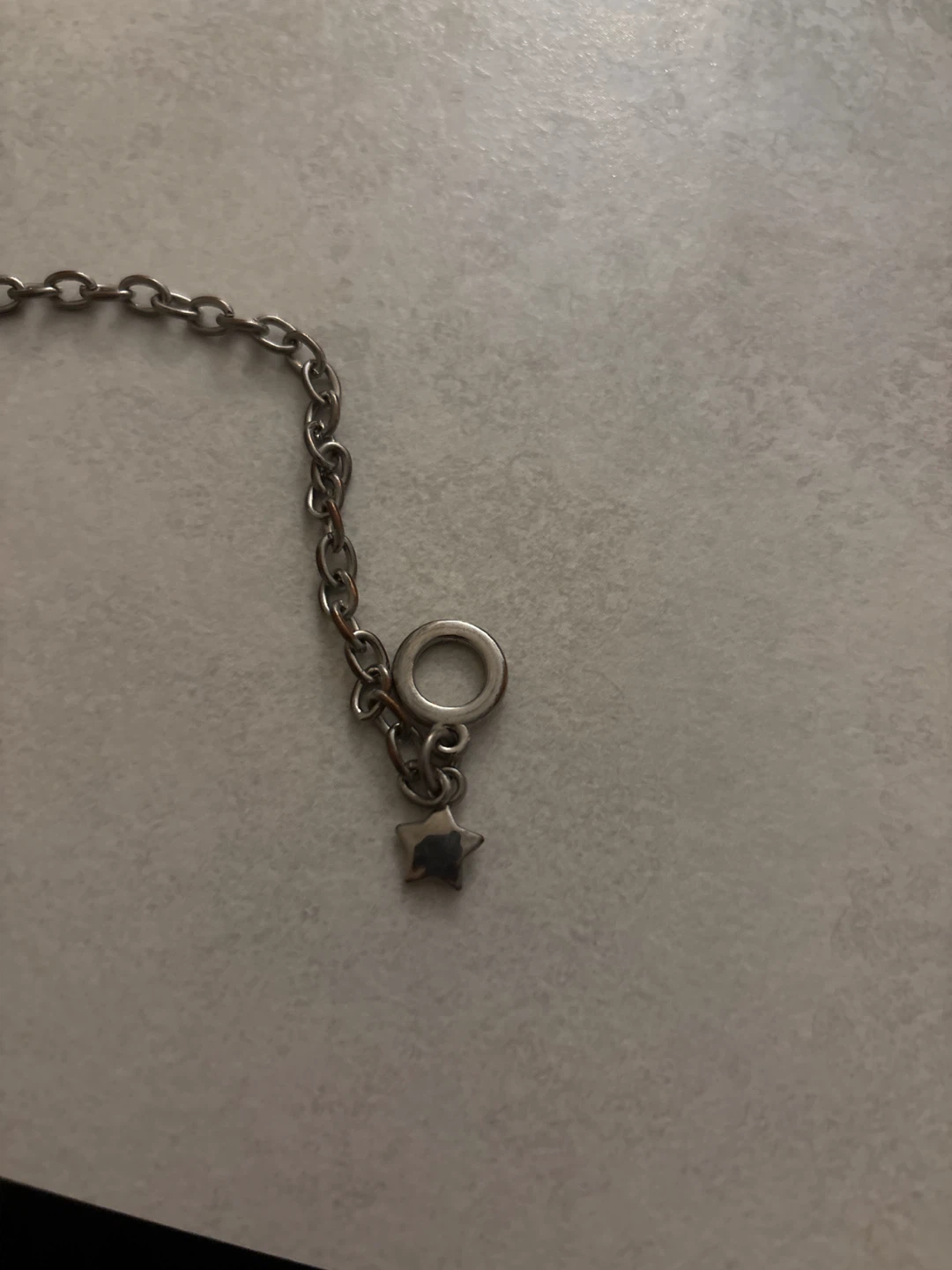Silver Chain Bracelet with Star Charm - photo 3