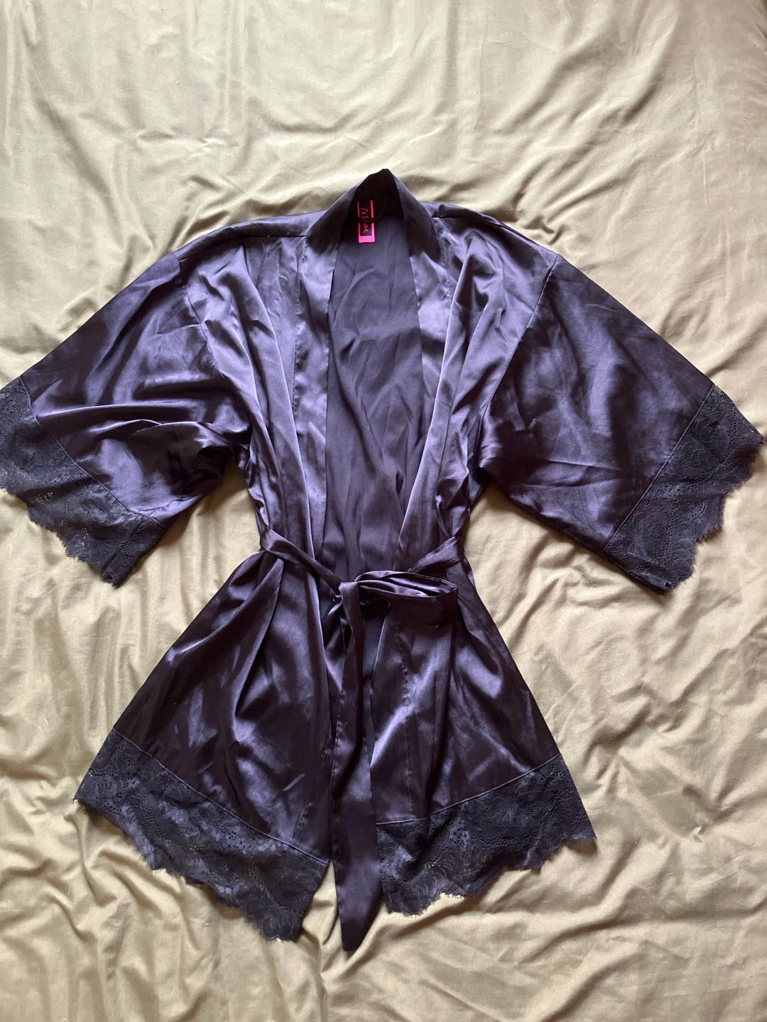 Satin Kimono Robe
