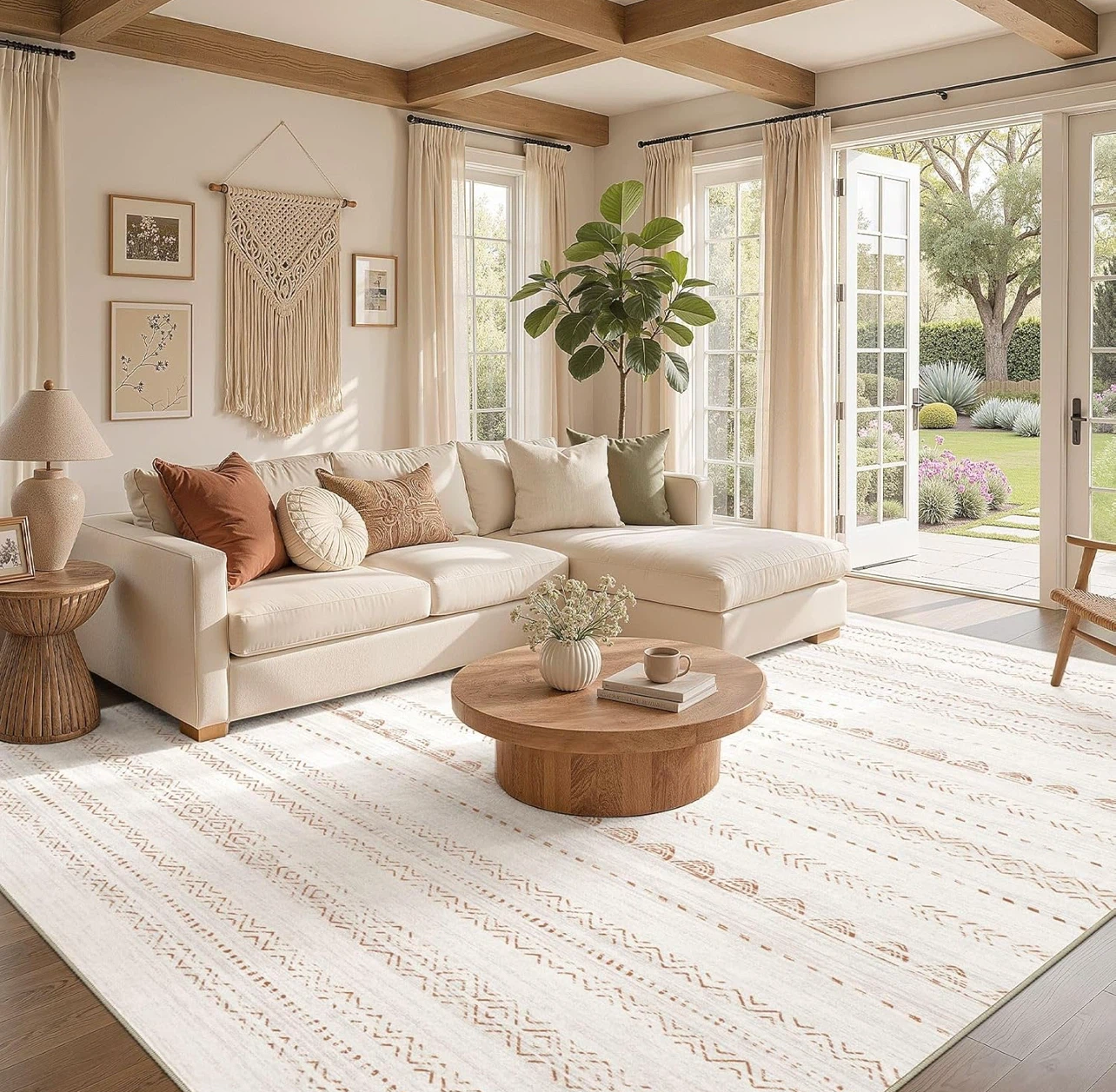 5x7 Area Rug Living Room Rugs Machine Washable