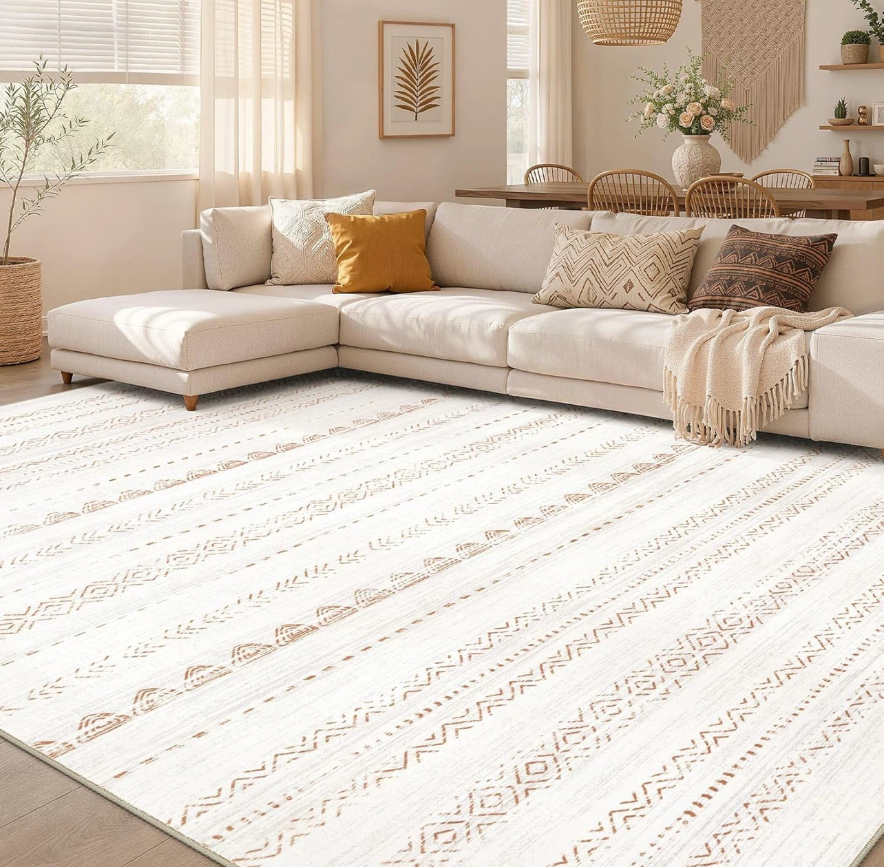 5x7 Area Rug Living Room Rugs Machine Washable - photo 2