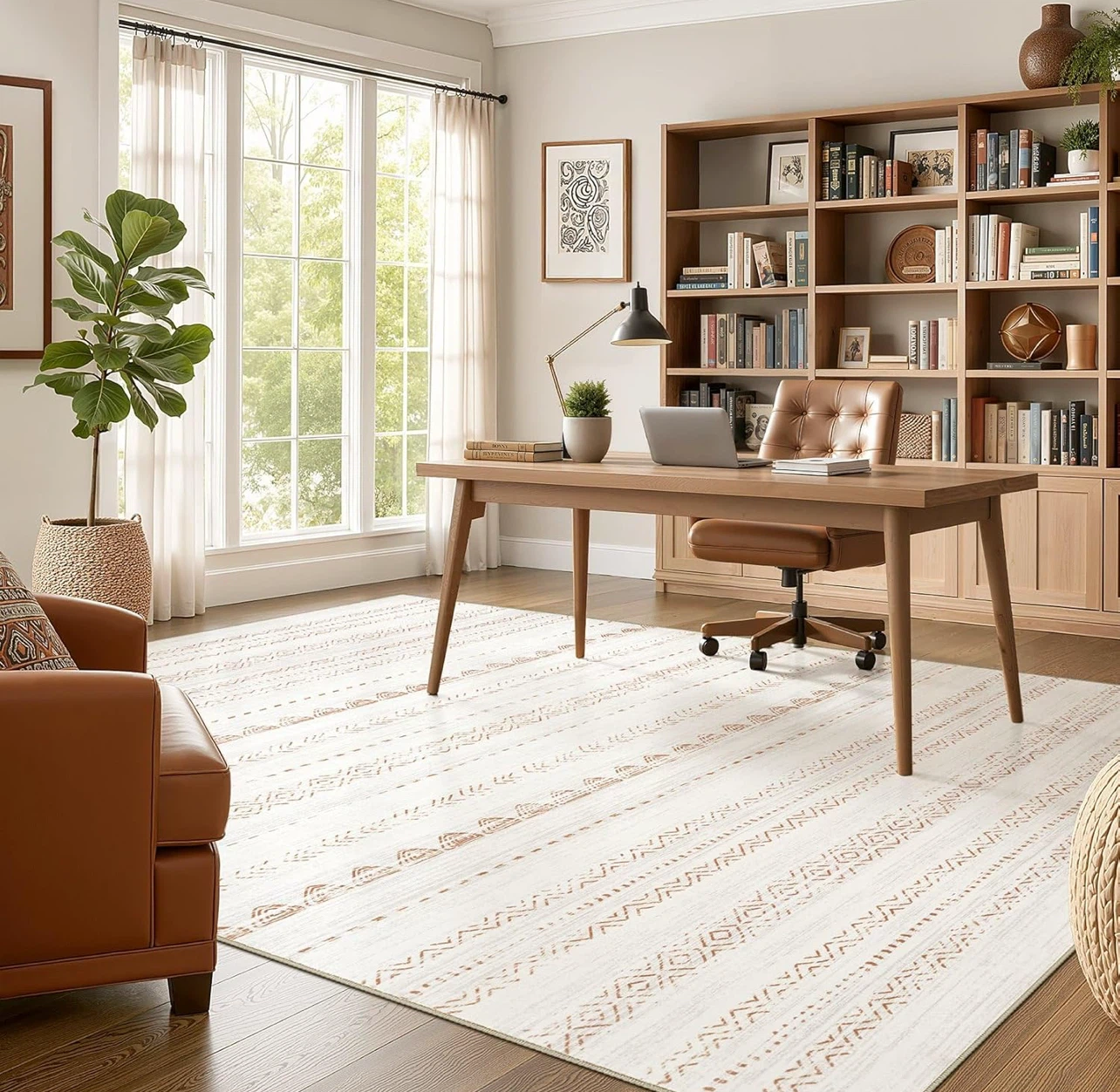 5x7 Area Rug Living Room Rugs Machine Washable - photo 5