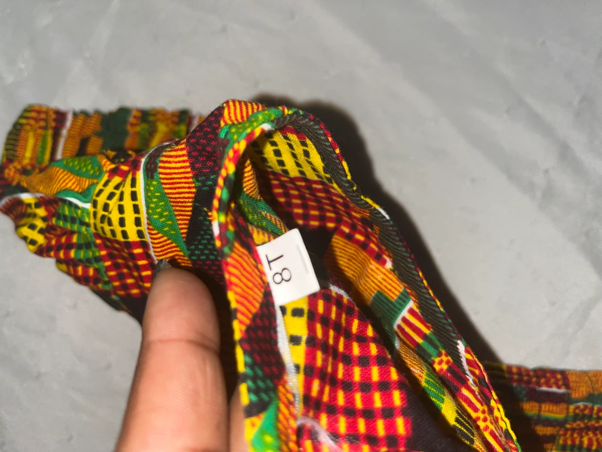 Girls' Kente Print Dress - Size 8T - photo 3