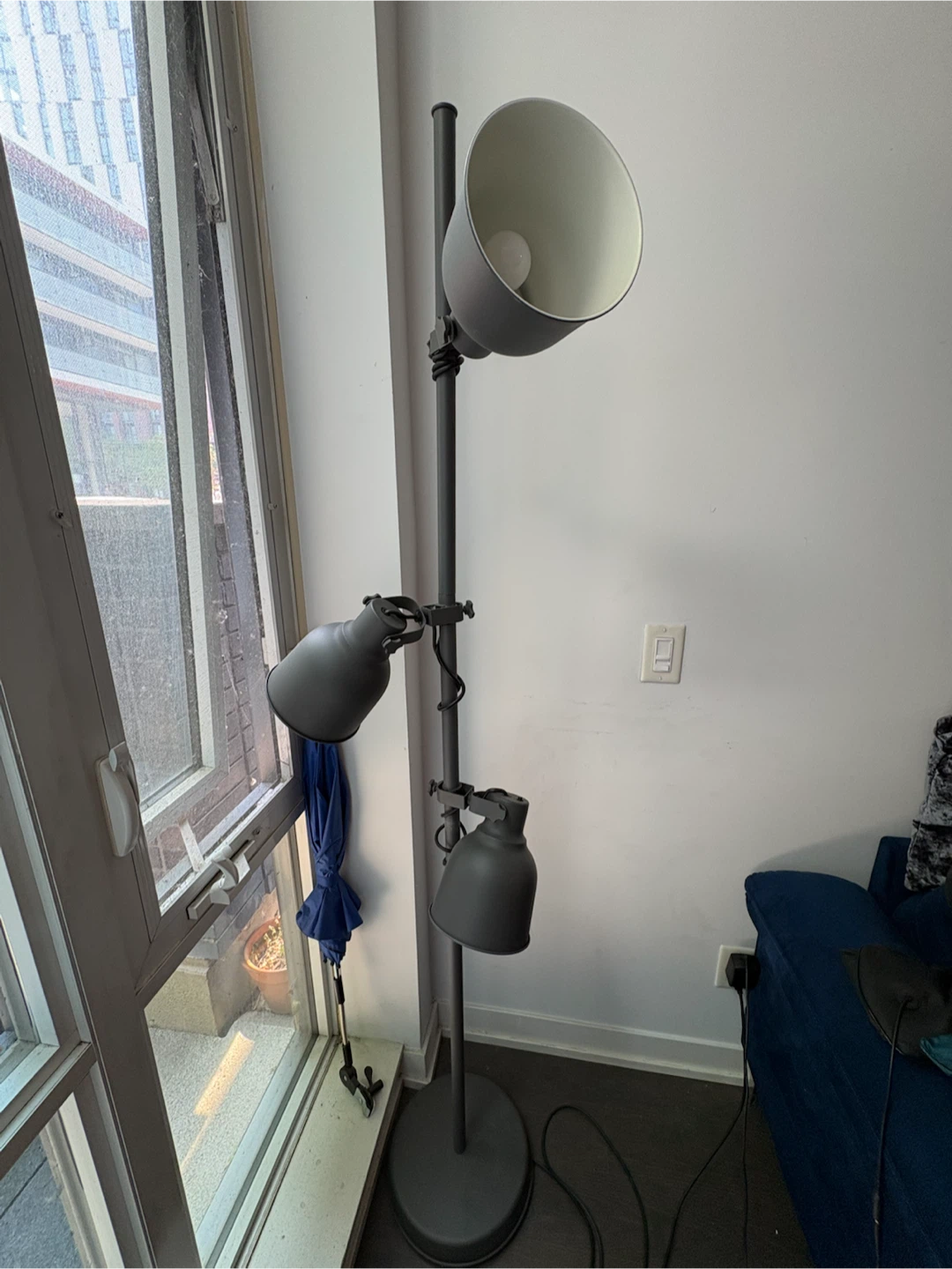 IKEA Hektar Floor Lamp - Dark Gray