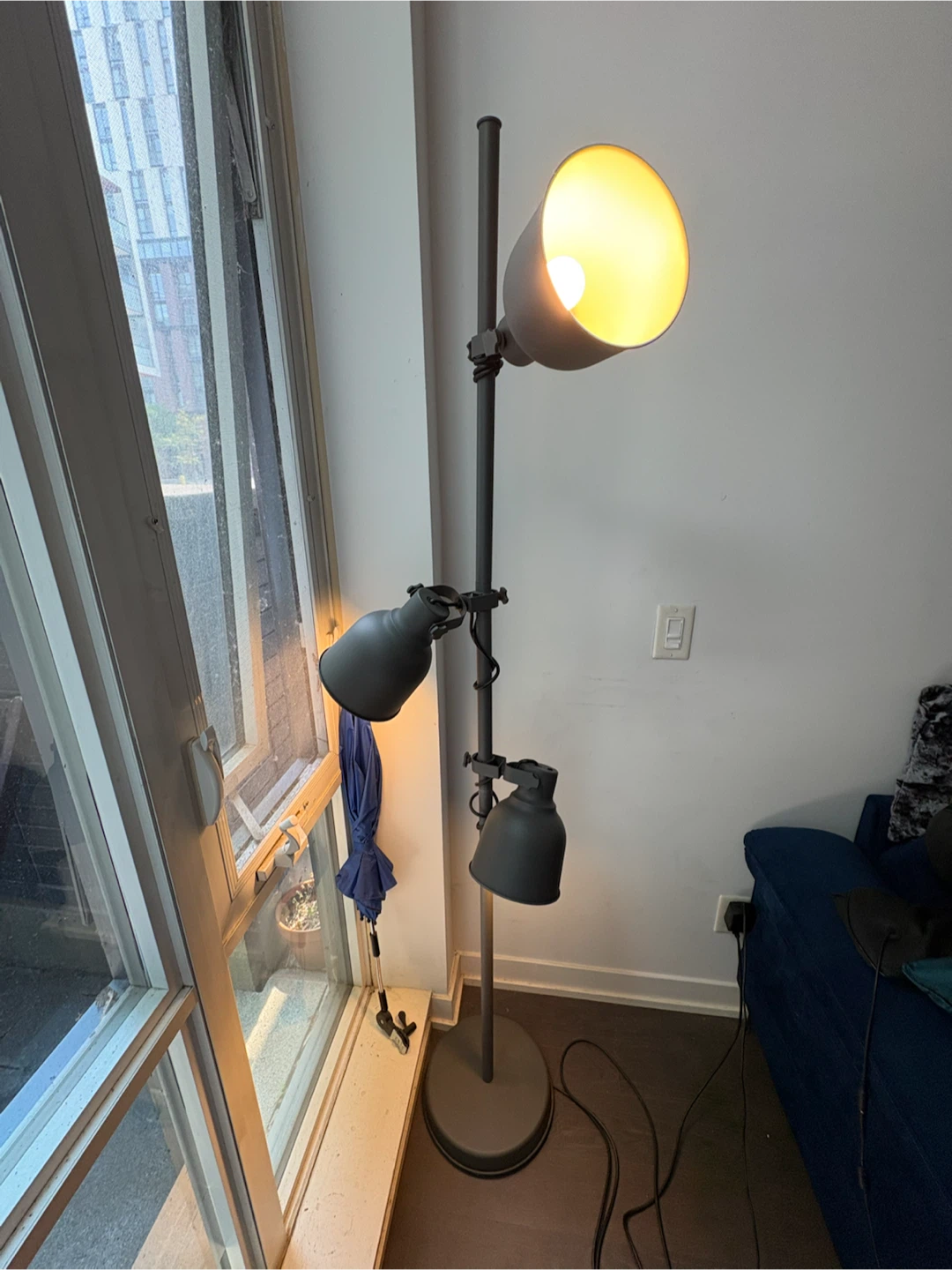 IKEA Hektar Floor Lamp - Dark Gray - photo 2