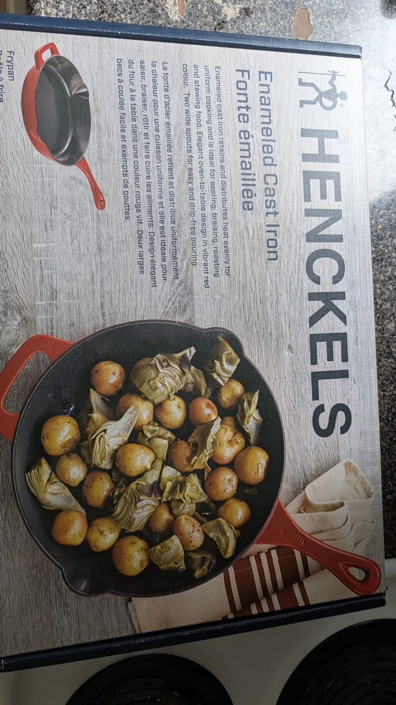 🔥 Brand New Henckels Enameled Cast Iron Fry Pan – Never Used 🔥