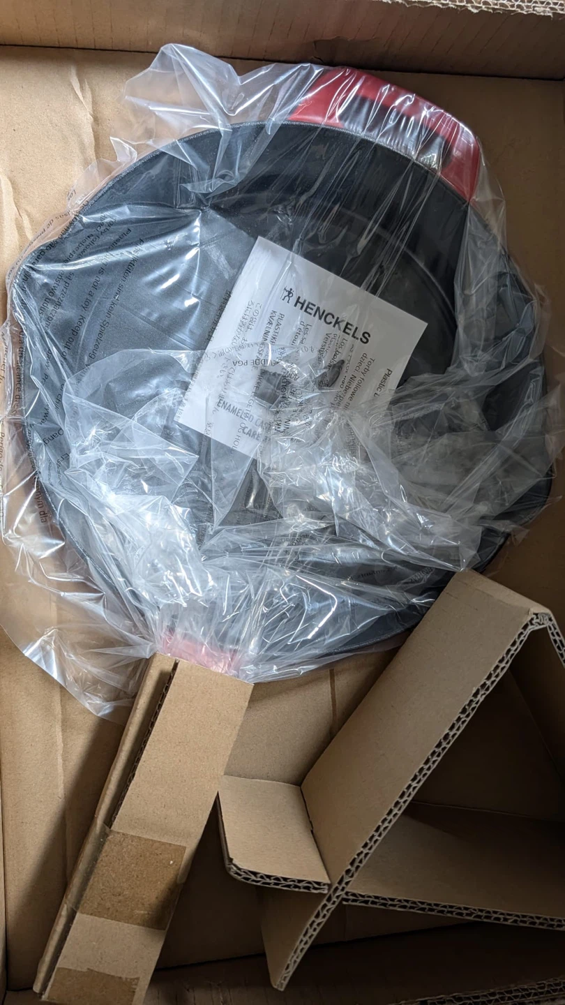 🔥 Brand New Henckels Enameled Cast Iron Fry Pan – Never Used 🔥 - photo 2