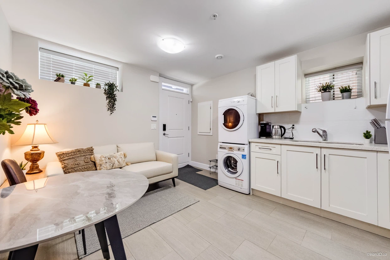 Furnished 2BR Basement Suite | Southeast Vancouver