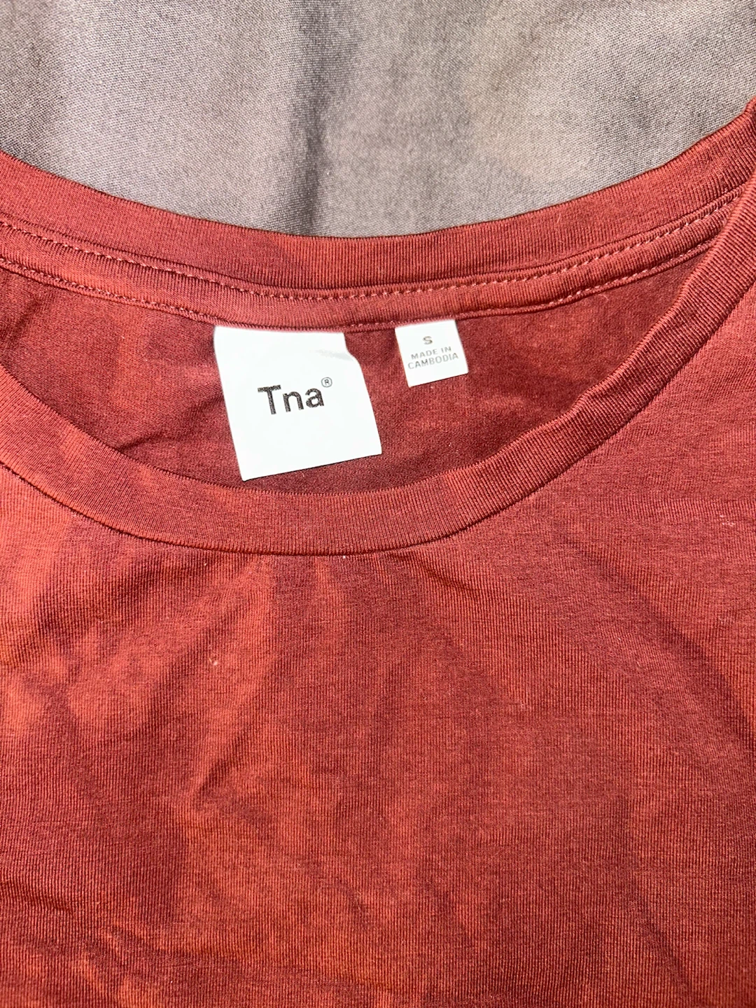 Tna Cropped T-Shirt - Red - Size S