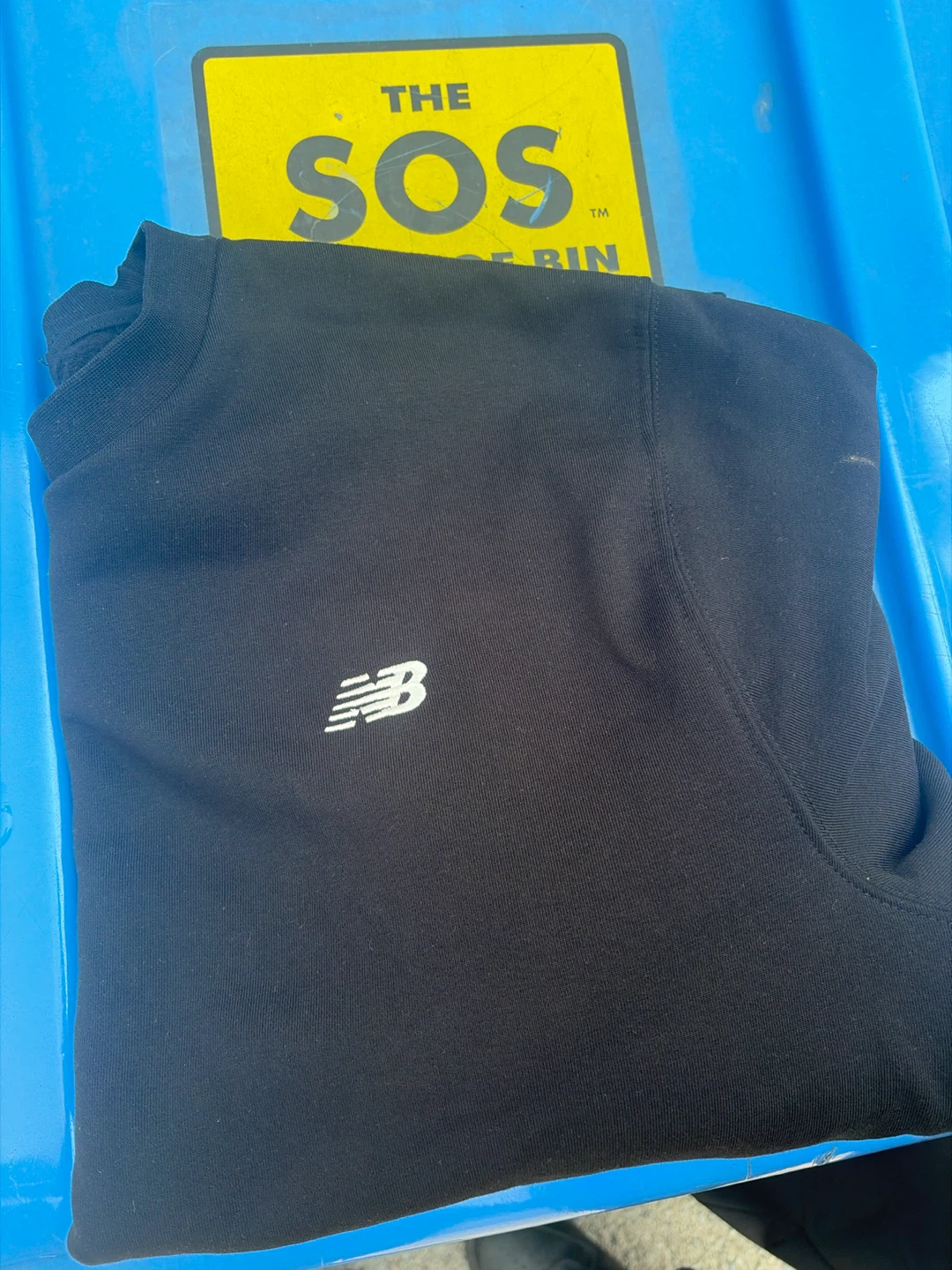 New Balance Black Crewneck Sweatshirt