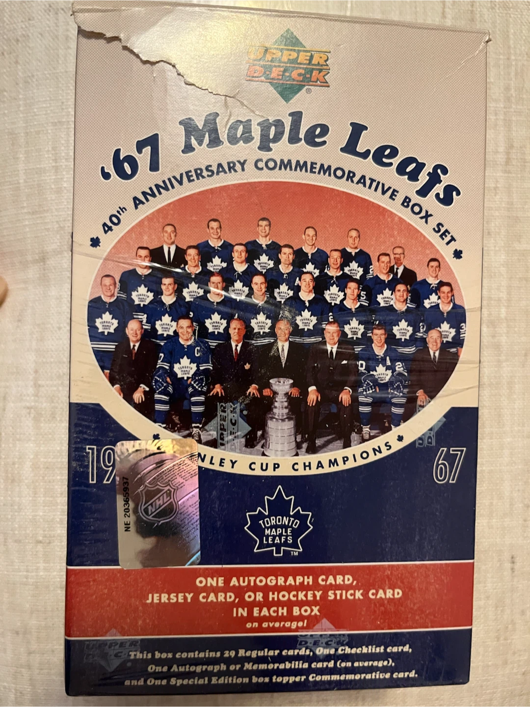 1967 Toronto Maple Leafs Upper Deck complete set
