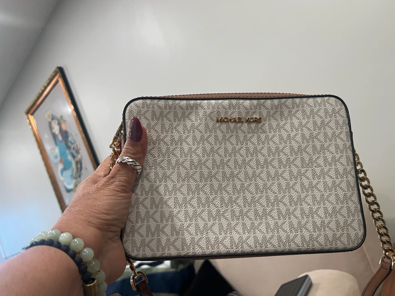 Michael Kors Monogram Clutch