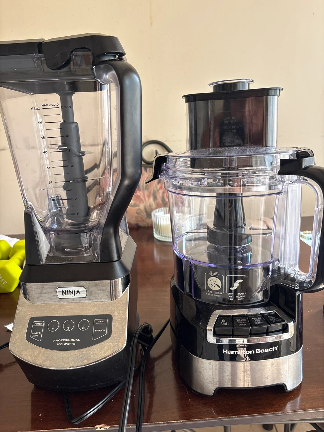 Ninja Professional Blender & Hamilton Beach Food Processor