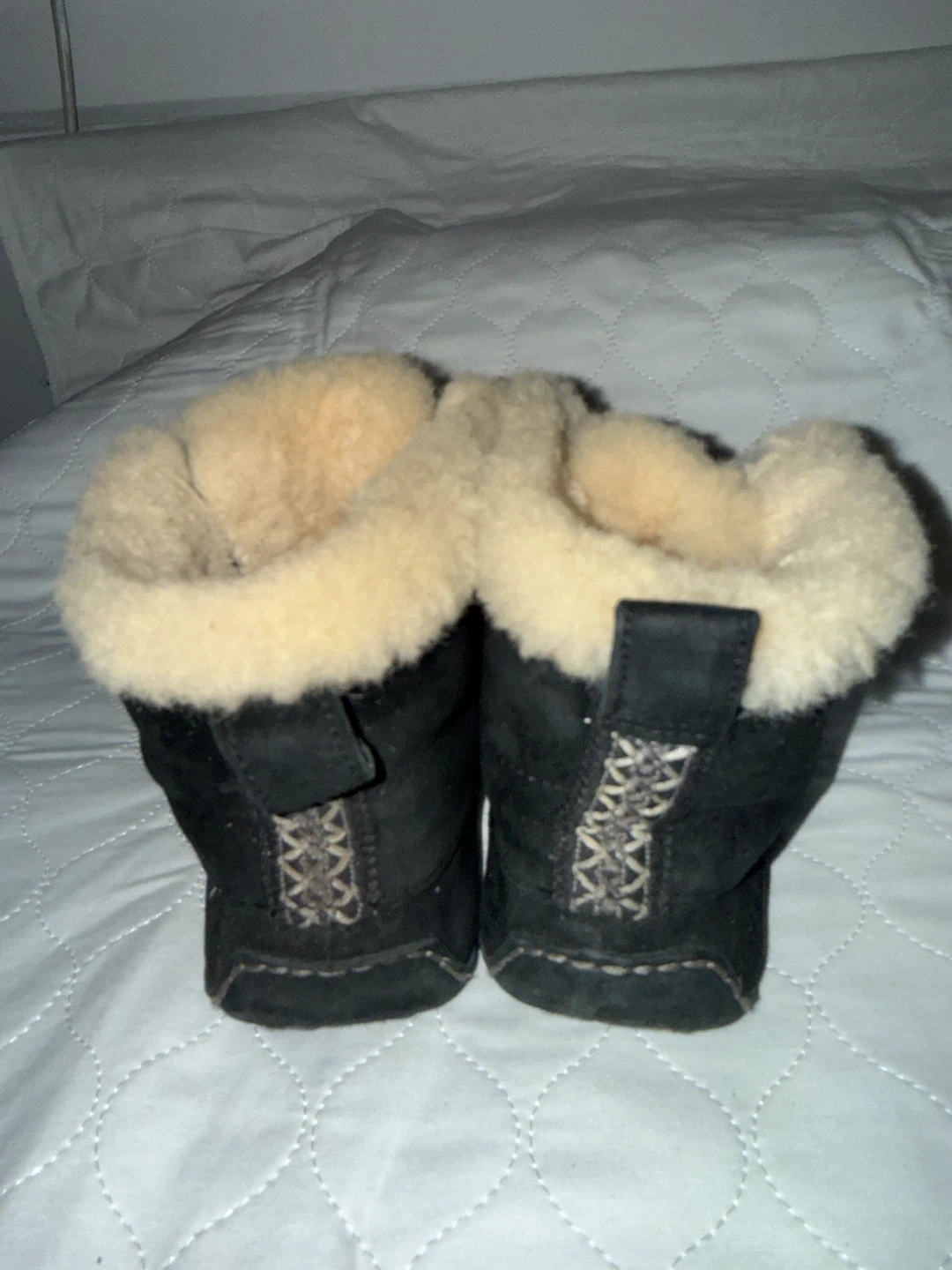 UGG Black Sheepskin Lined Boots - photo 2