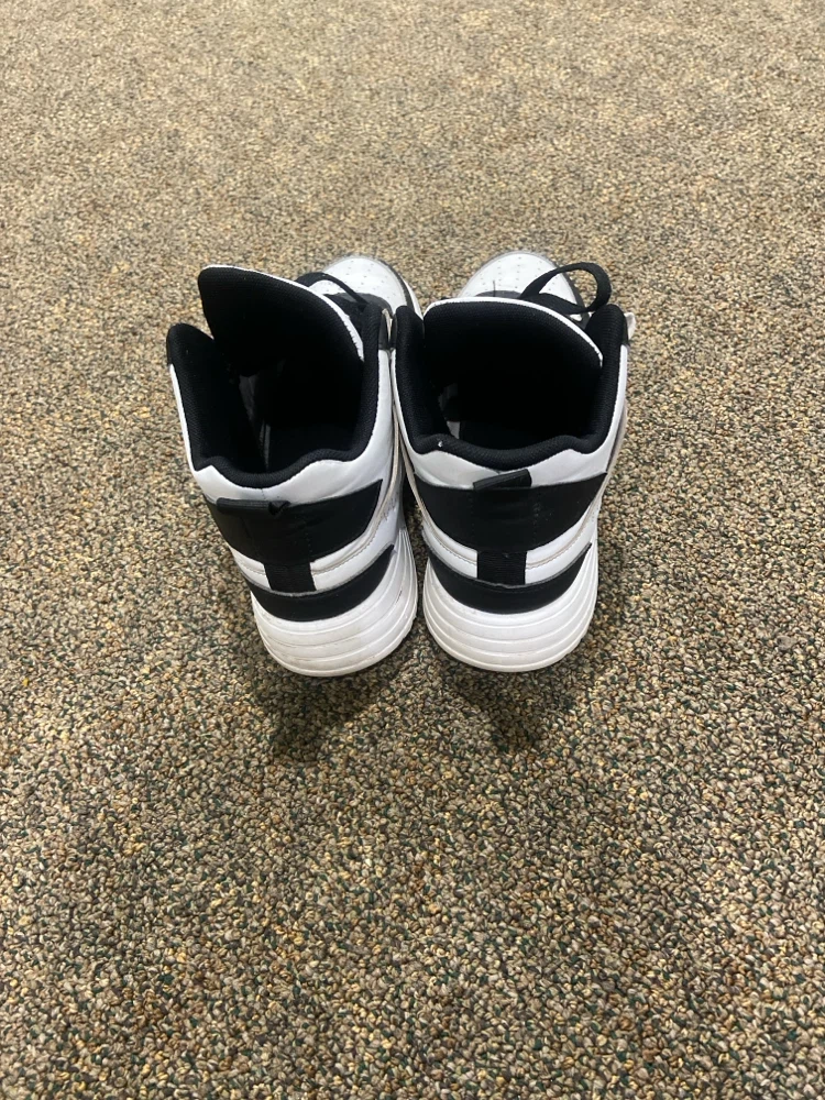 White and Black High-Top Sneakers - photo 4