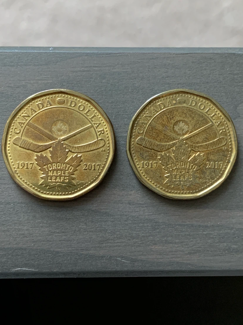 Canada Dollar Coin - Toronto Maple Leafs 1917-2017