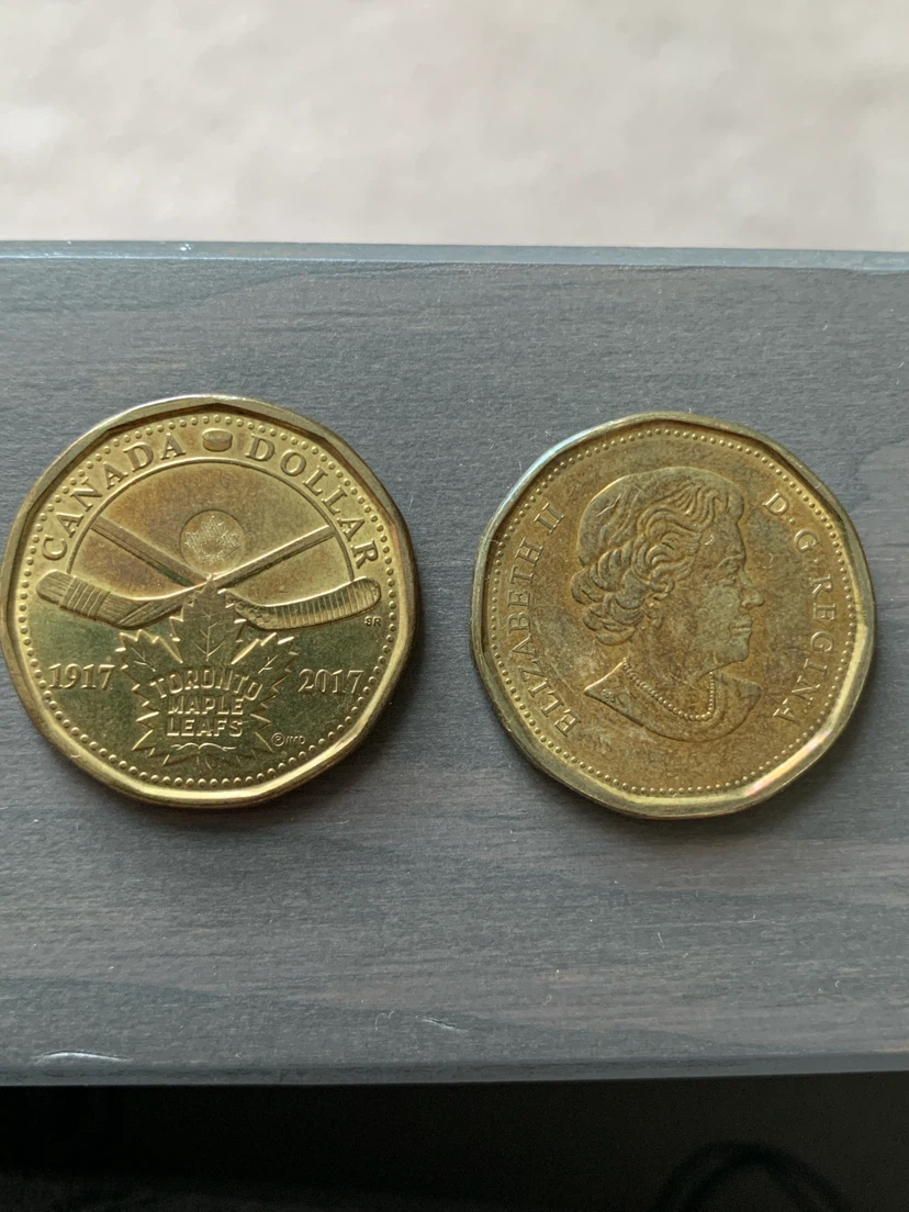 Canada Dollar Coin - Toronto Maple Leafs 1917-2017 - photo 2