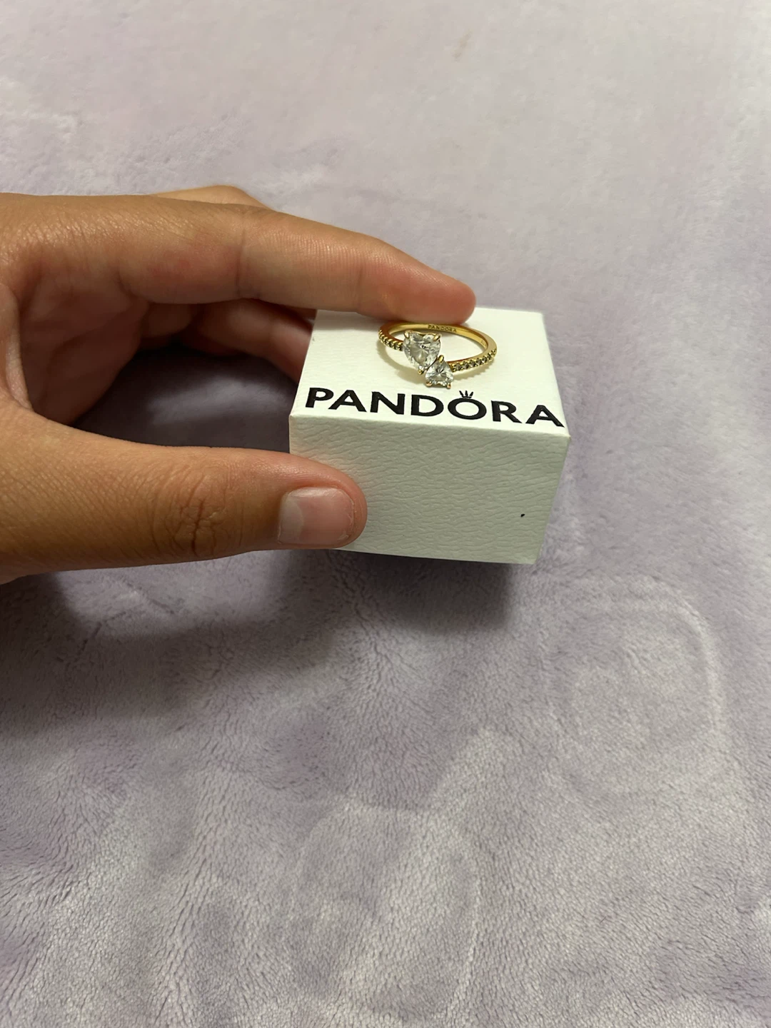 Pandora Ring with Clear Cubic Zirconia Stones - photo 2