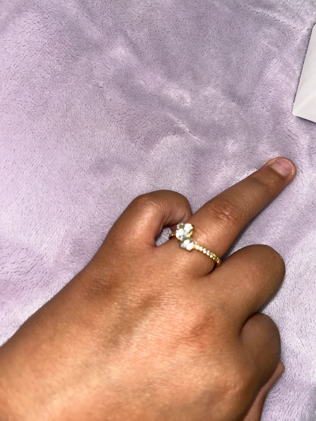 Pandora Ring with Clear Cubic Zirconia Stones - photo 3