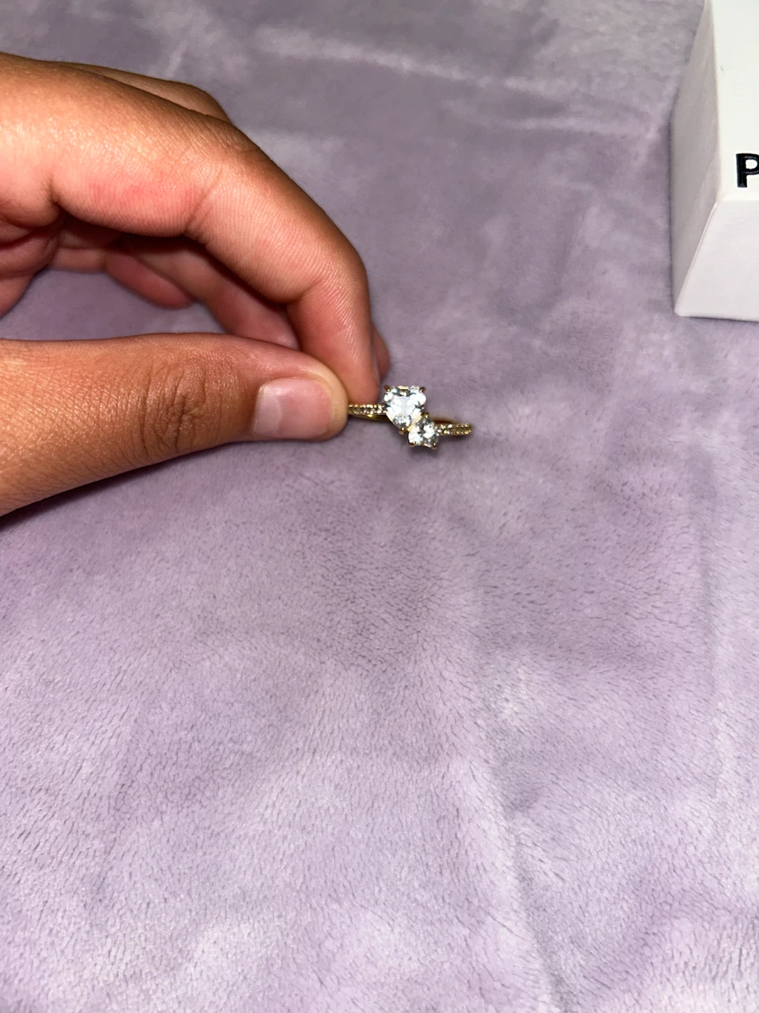 Pandora Ring with Clear Cubic Zirconia Stones - photo 4