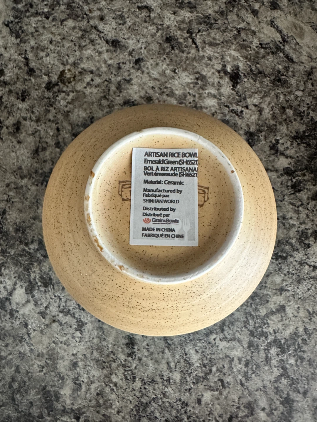 Attic & Base Ceramic Rice Bowls and Plates Set - photo 5