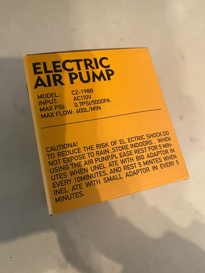 Air Mattress Pump - photo 3