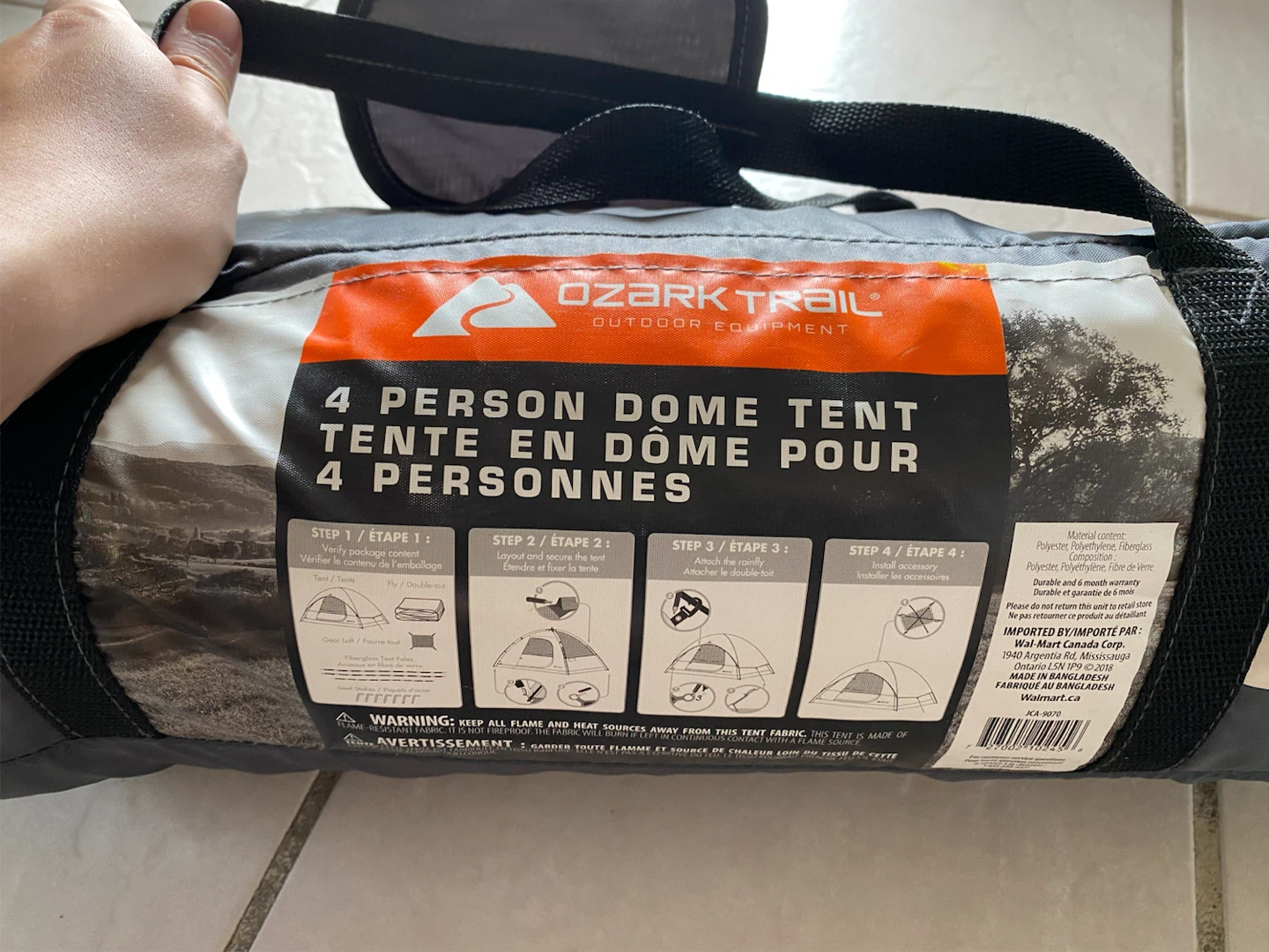 Ozark Trail 4 Person Dome Tent