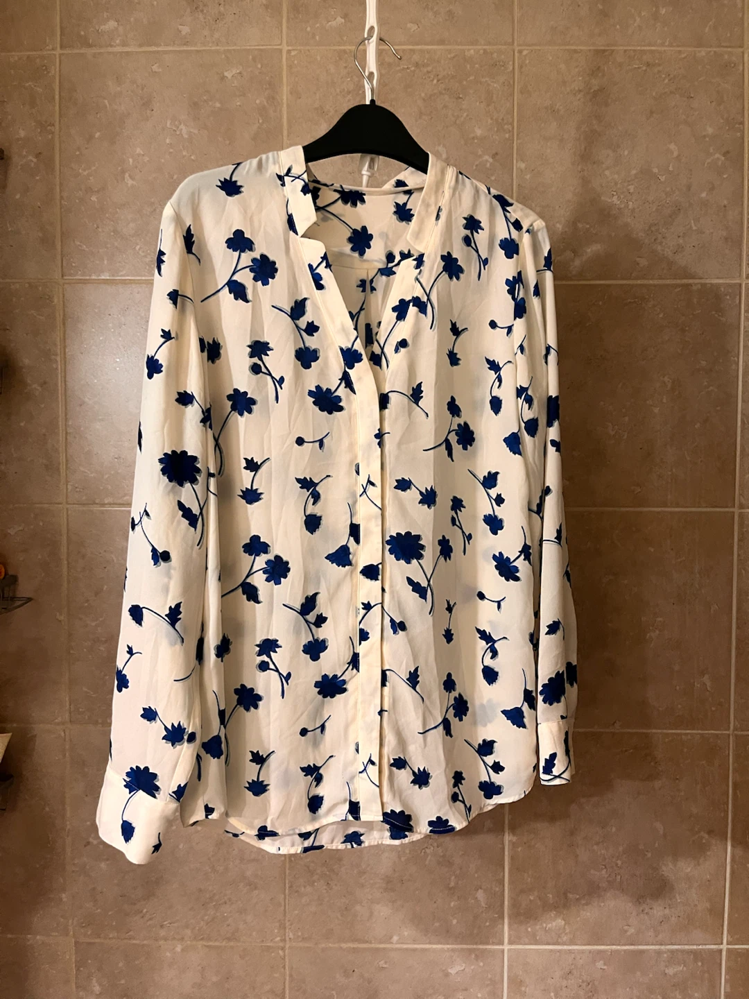Floral Button-Up Blouse