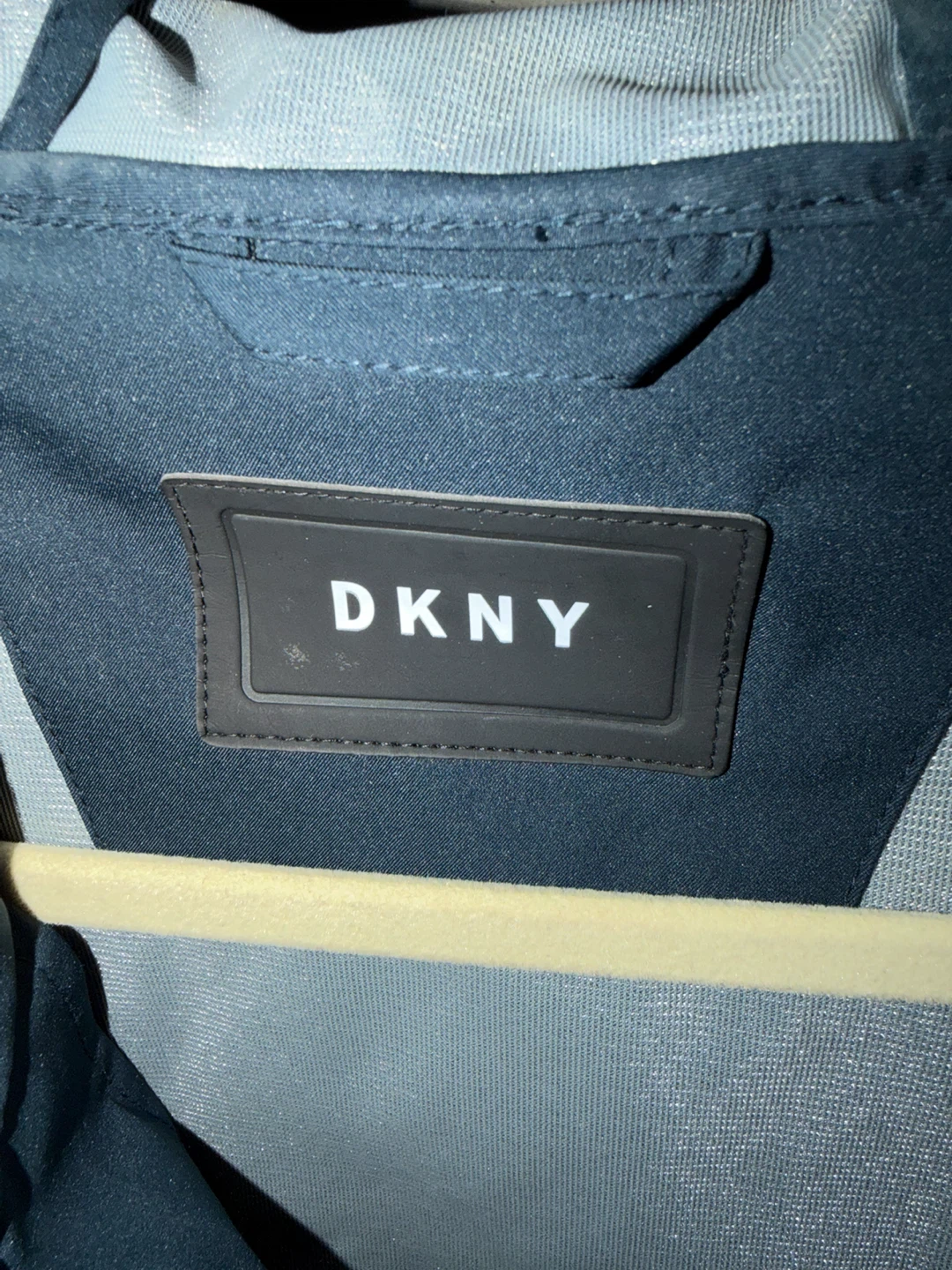 DKNY Navy Blue Hooded Jacket - photo 2
