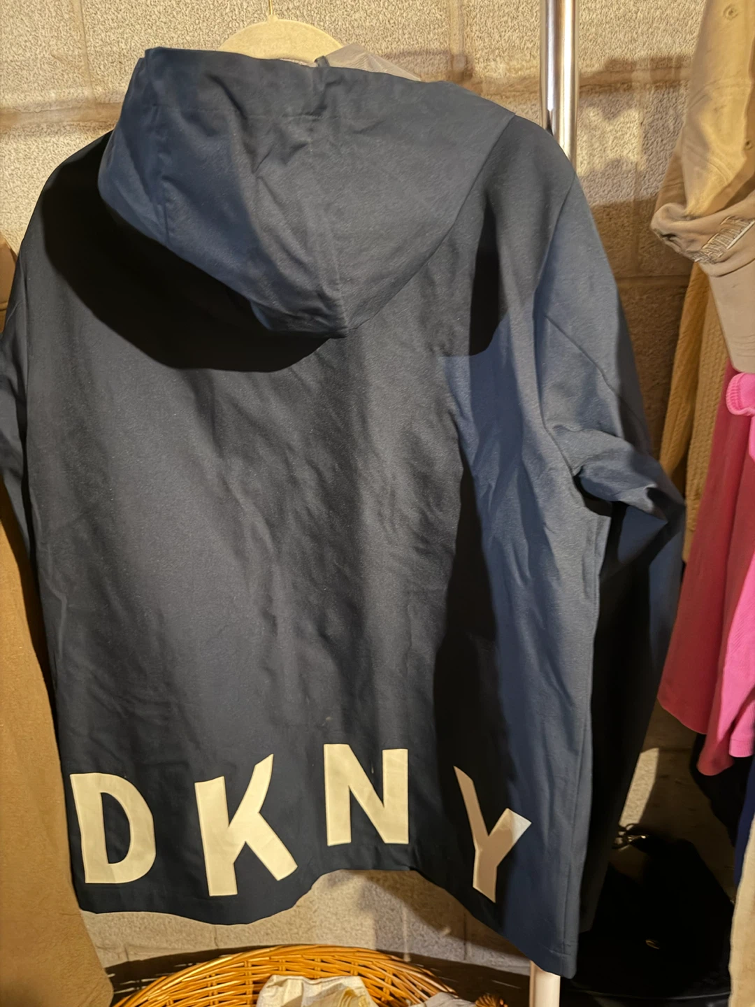 DKNY Navy Blue Hooded Jacket - photo 4