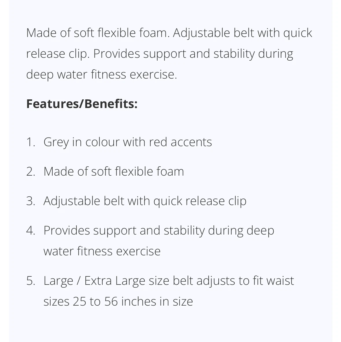 NEW adjustable Speedo Water Fitness Belt - photo 3