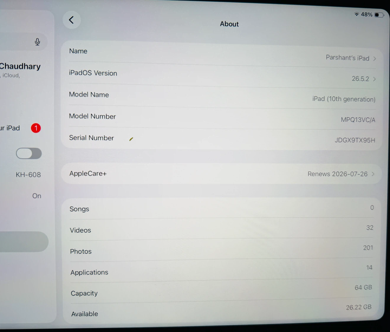 Apple iPad (10th generation) 64 GB - Blue - photo 3