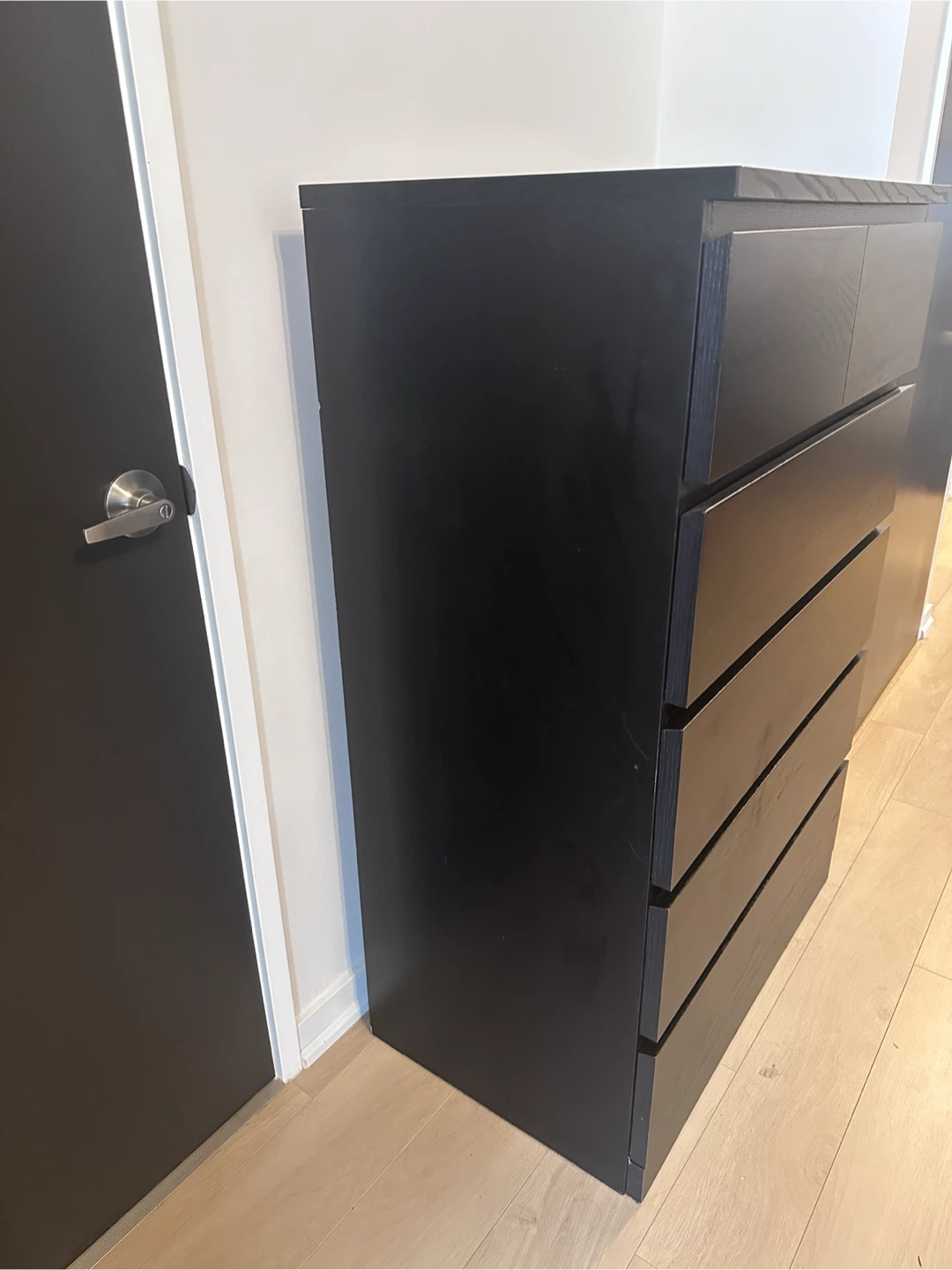 IKEA MALM 6-drawer Dresser, Black - photo 3