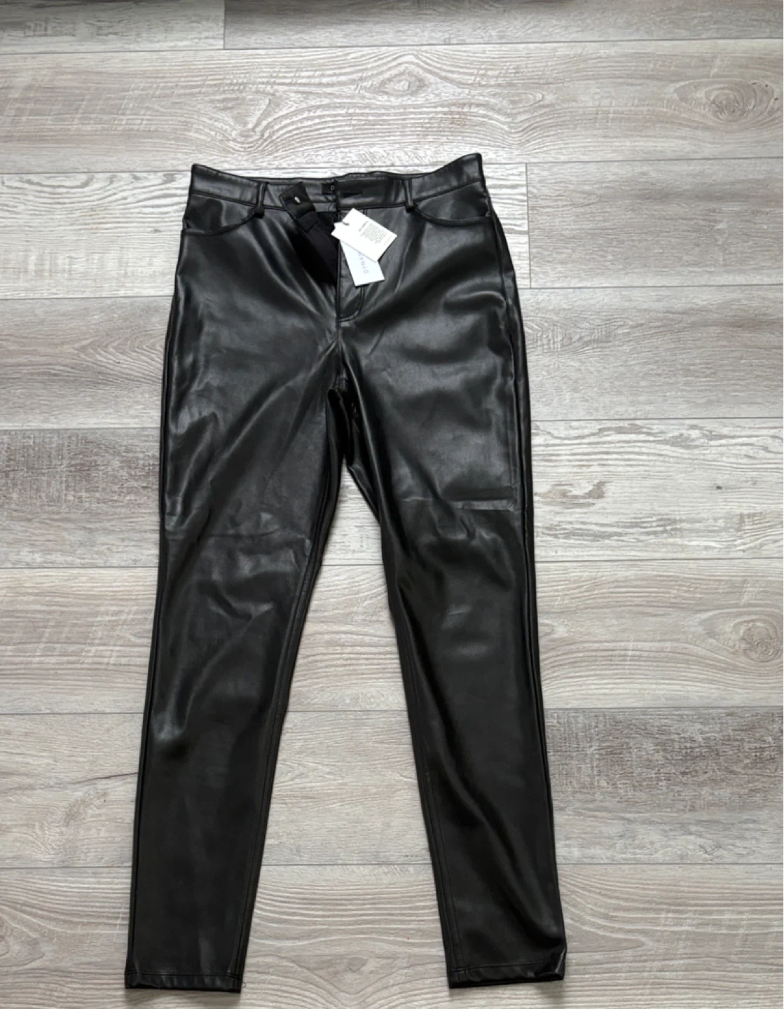 Dynamite Faux Leather Pants Black Size 6 - photo 2