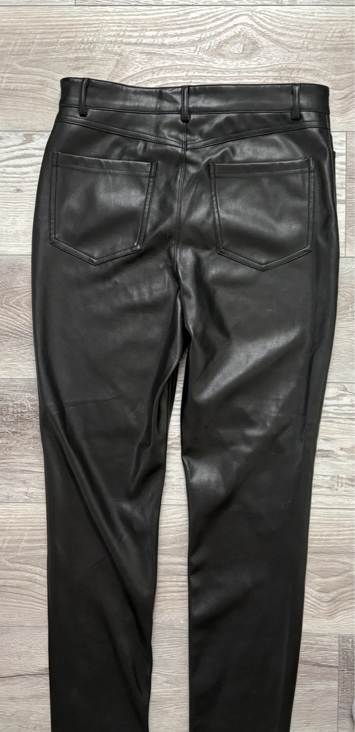 Dynamite Faux Leather Pants Black Size 6 - photo 4