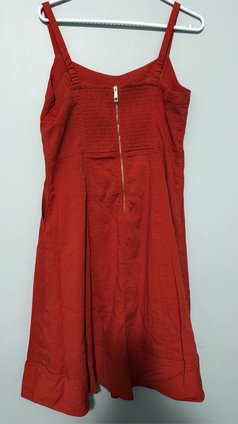 Melanie Lyne Orange Sundress - Size 14 - photo 2
