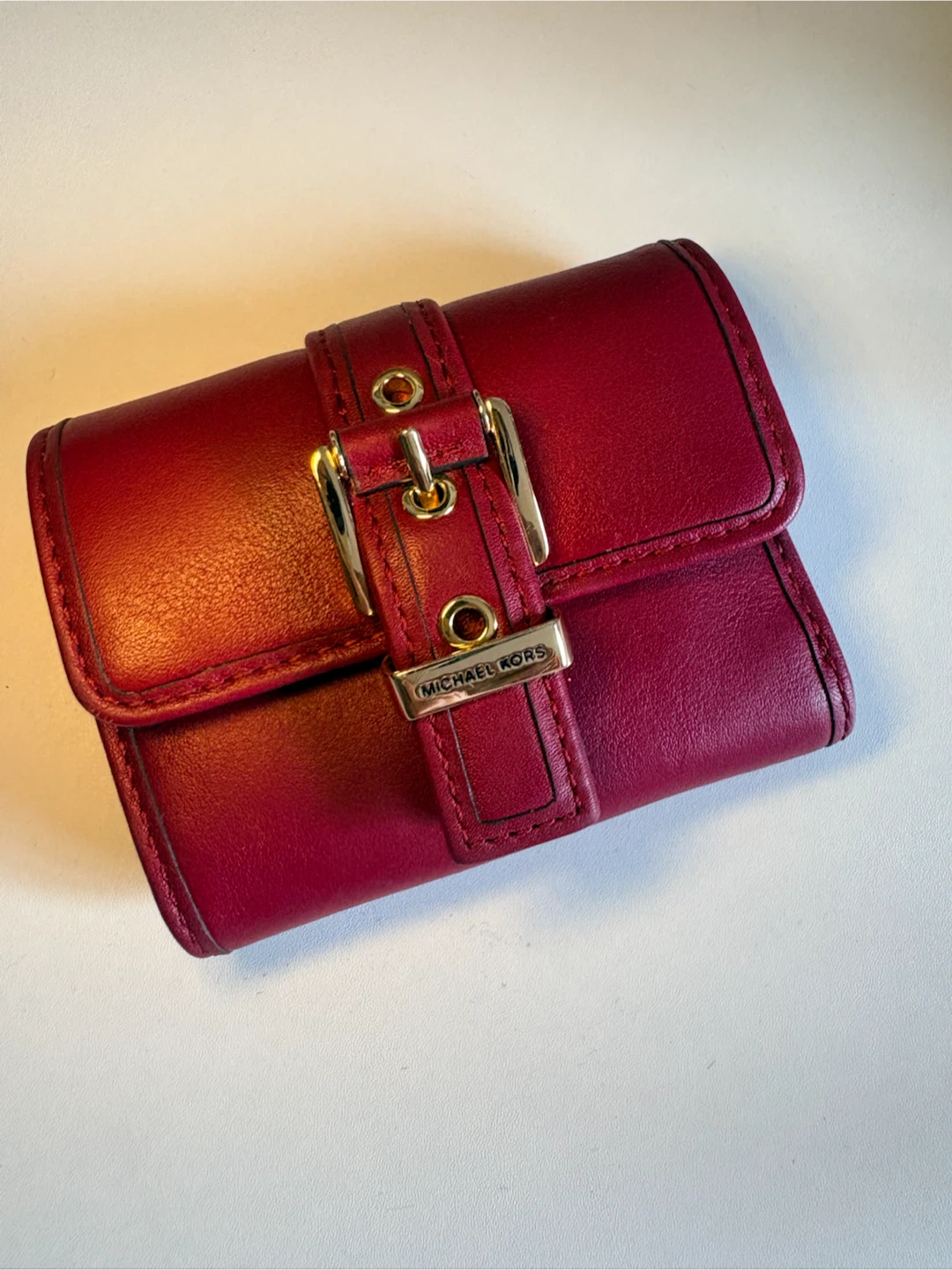 Michael Kors Red Leather wallet