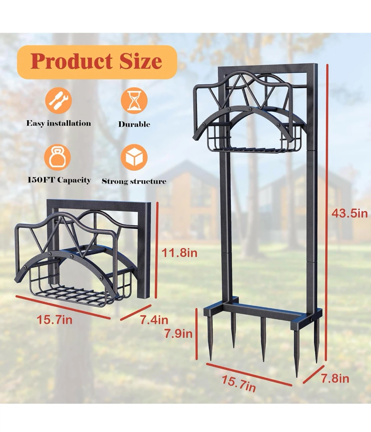 Garden Hose Holder Stand GH5 - photo 3
